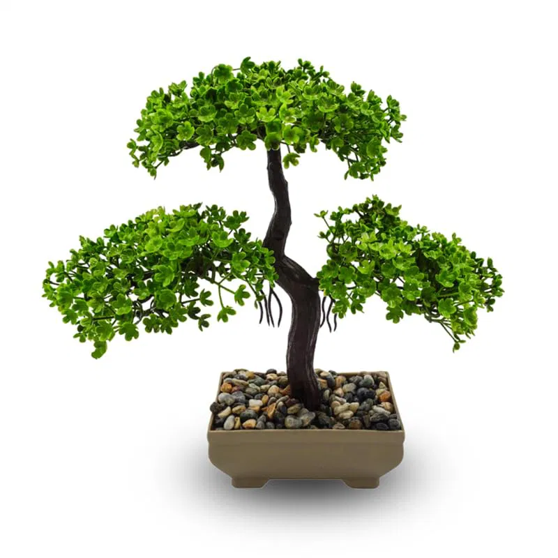 Bonsai finto – Pino giapponese 24,5×25 cm - immagine 2