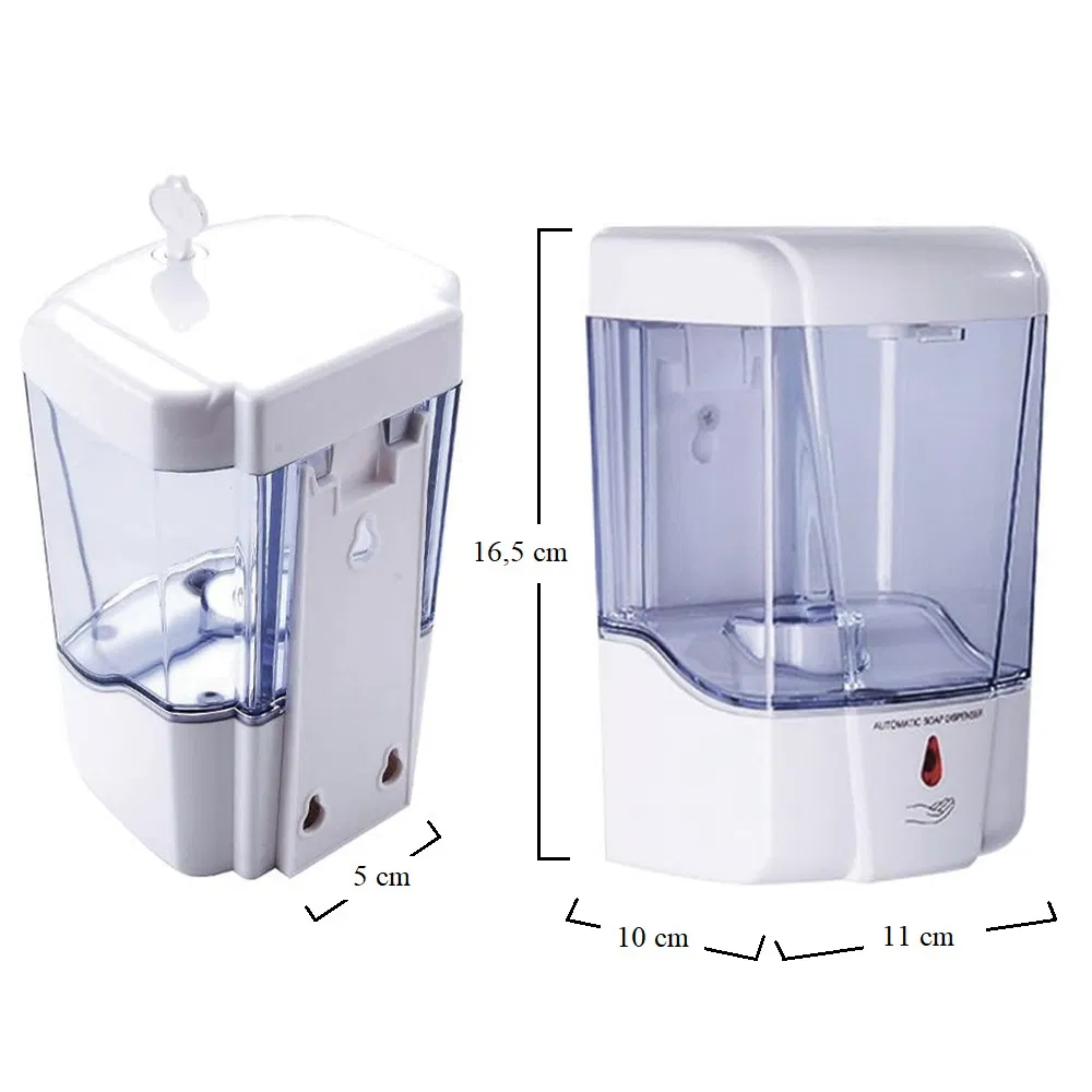 Dispenser sapone professionale a parete 600 ml - immagine 3